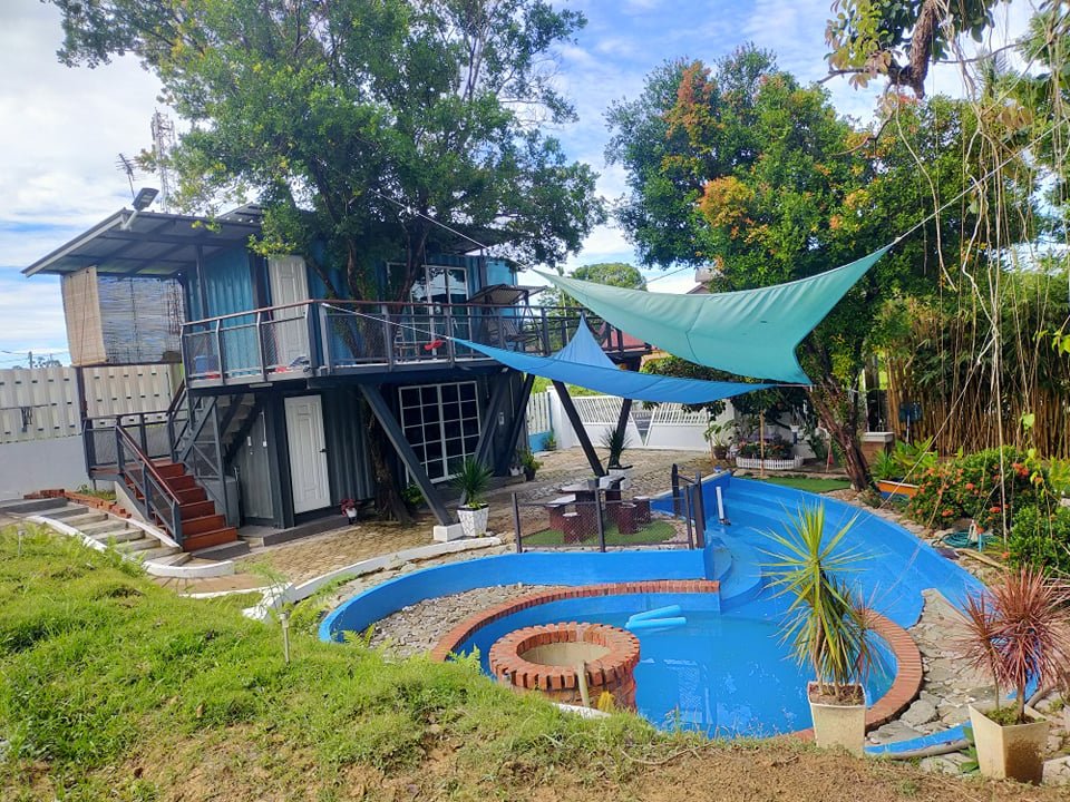 homestay with garden concept
